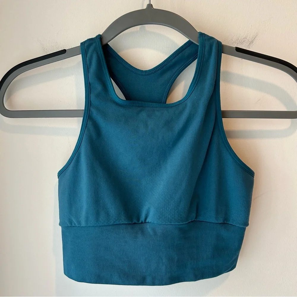Free People Movement Every Single Time Bra Teal Blue Size XS/S - Picture 3 of 5